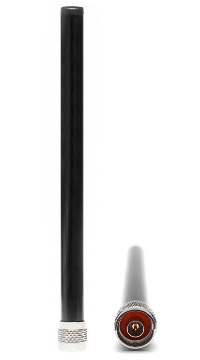 2J Antennas, 单个外部天线,连接器安装,2J2183-C315N,N 型公头连接器安装偶极天线