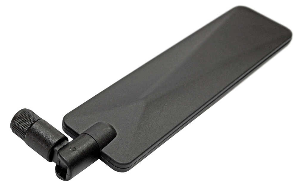 2J Antennas, 单个外部天线, W0183Z-C276B,铰链式连接器,连接器安装,旋转 SMA-M 天线
