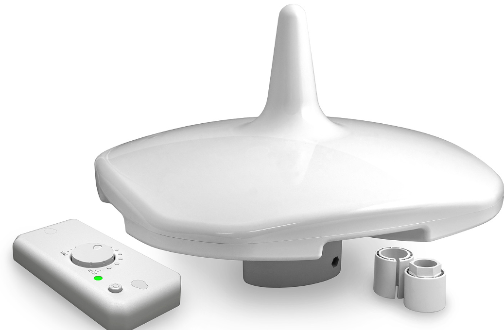 2J Antennas, 组合外部天线, 2J9438JBW,HDTV/DVBT/DAB 电视天线,螺丝安装/杆安装