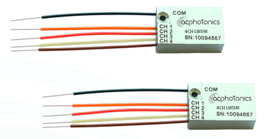美国AC Photonics Inc. 粗波分复用器 LWDM 4通道LAN波分复用器