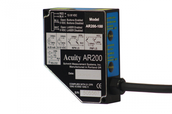 美国Acuity Laser AR200激光测量传感器 短距离传感器 激光三角测量