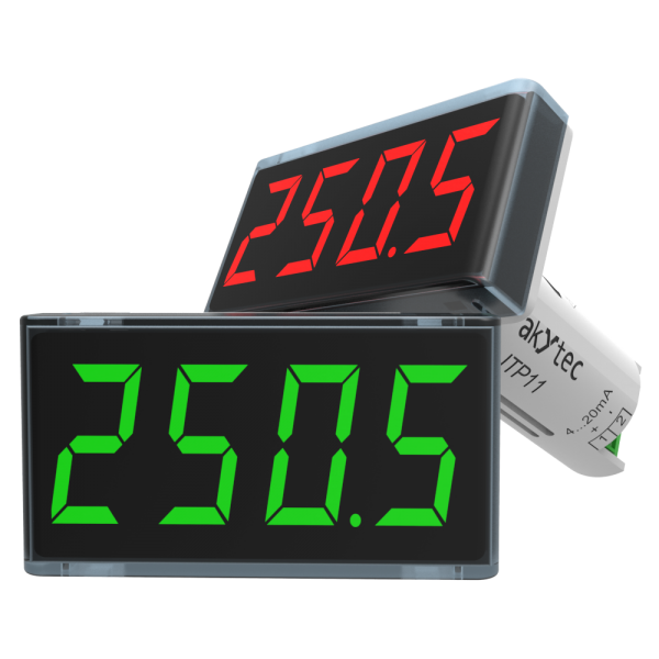 德国akYtec ITP11环路供电显示器 4…20 mA 过程指示器 可直接连接变送器