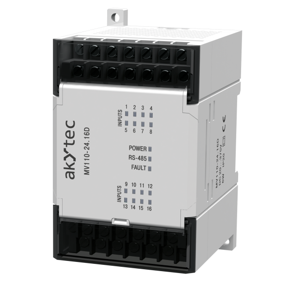 德国akYtec MV110 数字输入模块（DI、Modbus RTU/ASCII、RS485）无缝集成分布式自动化系统