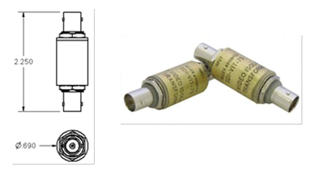 Allen Avionics视频隔离变压器SDI-VIT-75