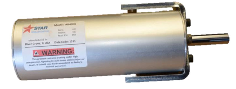 美国Star Hydraulics LLC 气压缸 Spring-Loaded Lock & Roll Pneumatic Cylinders 弹簧加载锁定和滚动气缸 AK4006、AK6008、AK6008