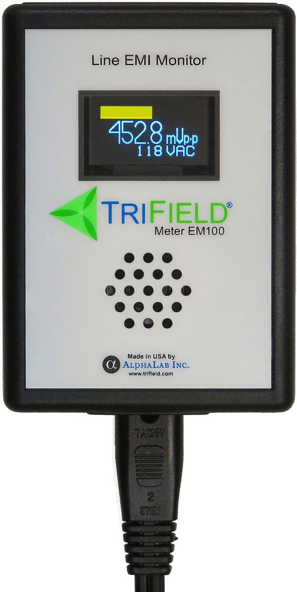 Trifield EM100 Power Line Monitor线路电磁干扰检测仪,Alphalab E100 EMI测量仪