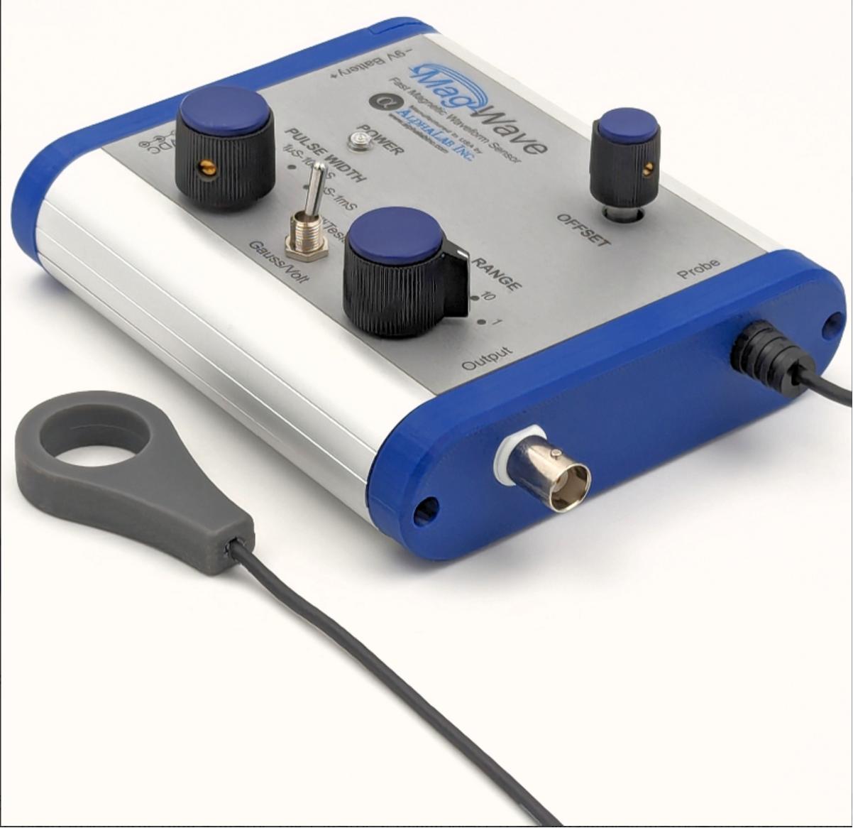 美国AlphaLab MagWave 磁波放大器 用于在示波器（不包括在内）上显示磁场脉冲（场的一个轴）准确地将磁信号实时转换为电压信号