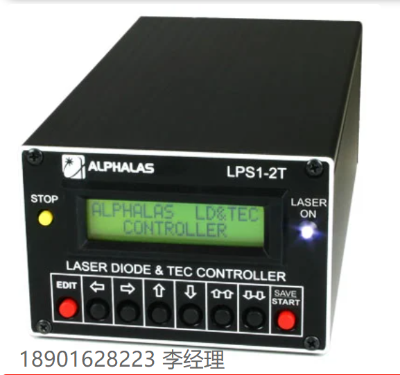 德国 ALPHALAS GmbH数字半导体激光管驱动器和双 TEC 控制器：LPS1-2T 系列
