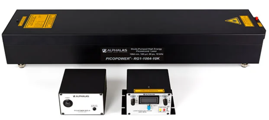 德国 ALPHALAS,高能皮秒激光器,PICOPOWER™- RG1-1064-10K ,3.5 ps 脉冲抖动,脉冲宽度小于 30 ps
