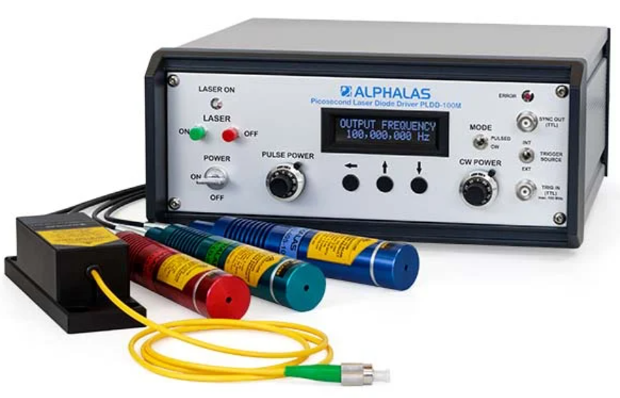 德国 ALPHALAS,带驱动器的皮秒二极管激光器,PICOPOWER-LD™ 系列,激光脉冲短至 12 ps,频率步长仅为 1 Hz
