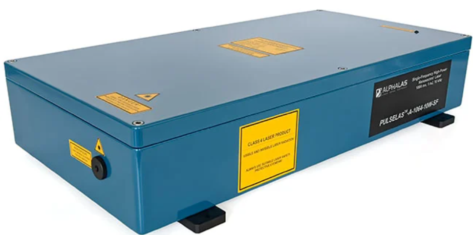 德国 ALPHALAS,单频高功率纳秒激光器,PULSELAS-A-1064-10W-SF™,高能纳秒脉冲,< 40 MHz 频谱宽度