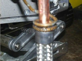 Ambrell感应加热器 钎焊应用34：柔性管上焊接铜弯头