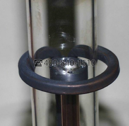 Ambrell感应加热器 钎焊应用41：在钢帽上焊接合金管（氢气环境）