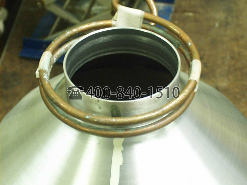 Ambrell感应加热器4.2Kw 退火应用15：铝制真空瓶口退火