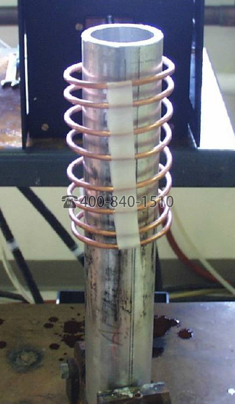 Ambrell感应加热器30Kw 退火应用18：铝制油箱脖头退火