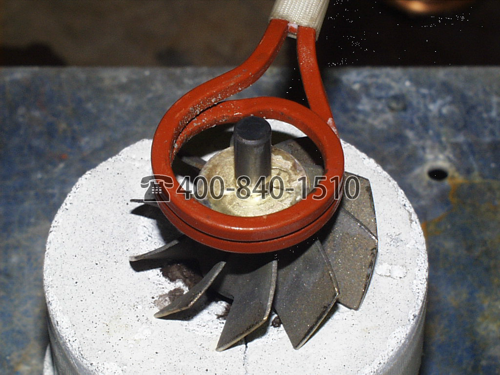 Ambrell感应加热器4.2Kw 钎焊应用63：钢叶轮焊接