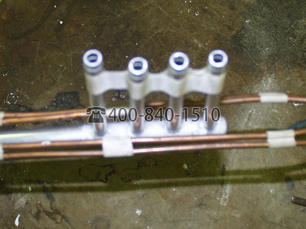 Ambrell感应加热器4.2Kw 钎焊应用74：空调歧管焊接