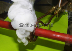 Ambrell感应加热器45Kw 加热应用23：编织电缆切割前进行加热