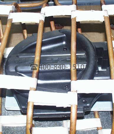Ambrell感应加热器15Kw 感应粘接应用10：剥离钢铸水阀上的橡胶涂层（回收/翻新）