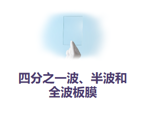 美国API,波片和延迟器,四分之一波,半波和全波板膜