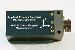 Applied Physics Systems,磁力计传感器,535型,模拟宽范围三轴磁通门磁力计