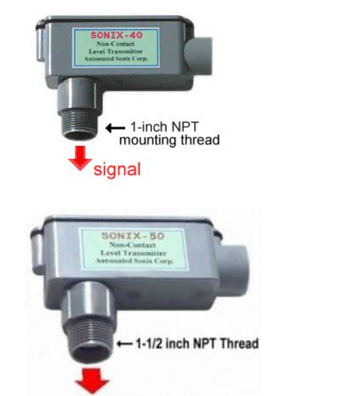 Sonix 40和50储罐液位变送器