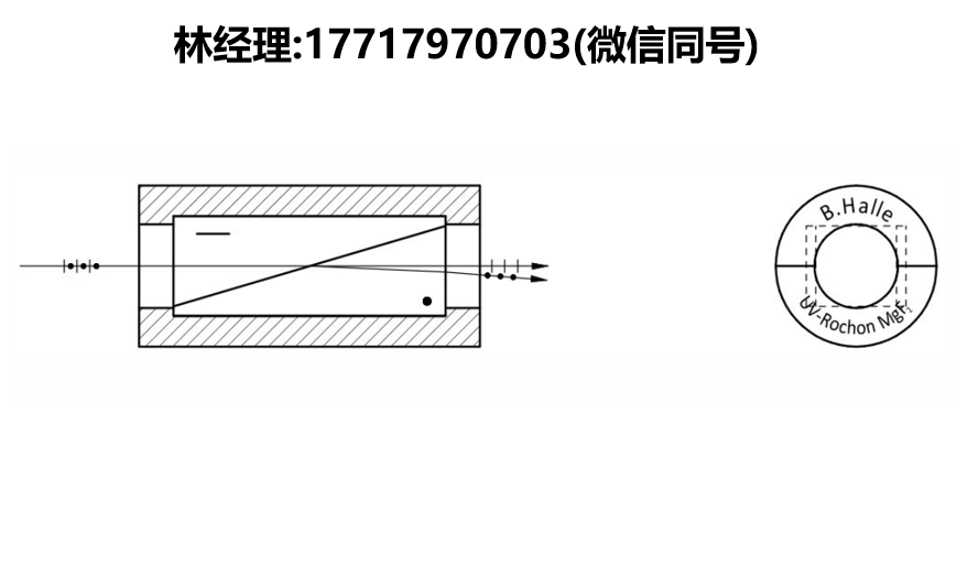 Bernhard Halle Nachfl进口代理,PLM/PUM偏振棱镜