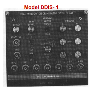 Bak DDIS-1双时间和幅度窗口鉴别器