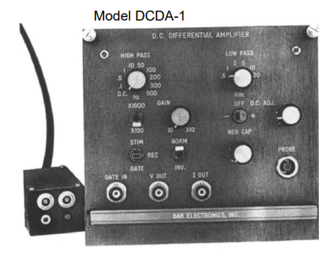 Bak带远程探头的直流差分放大器DCDA-1