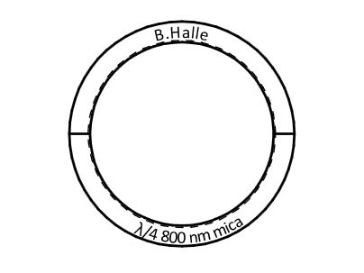 德国Bernhard Halle Nachfl 云母波片 可直接作为零级波片使用