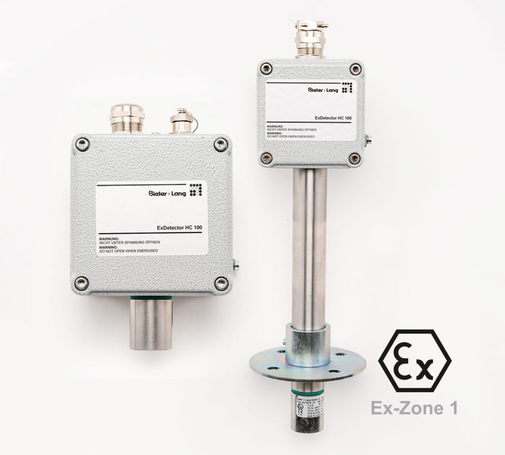 Bieler+Lang 防爆检测传感器 ExDetector HC 100 / HC 100 K 气体监测传感器 氢气/汽油蒸气/液化石油气监测