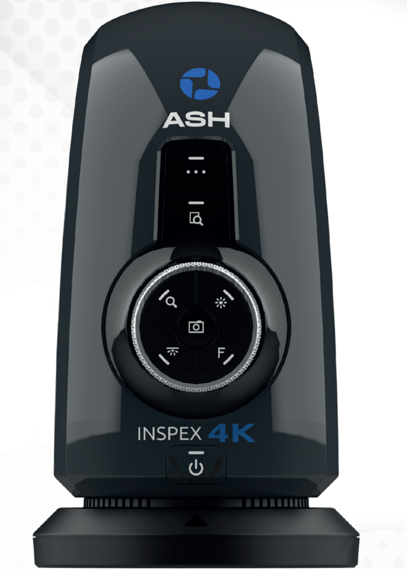 ASH  Inspex 4K 是一款配备 4K 摄像头的数码显微镜，其分辨率是全高清检测系统的四倍。借助该系统，您可以体验到清晰的超高清视频成像，让您看到比以往更多的细节。