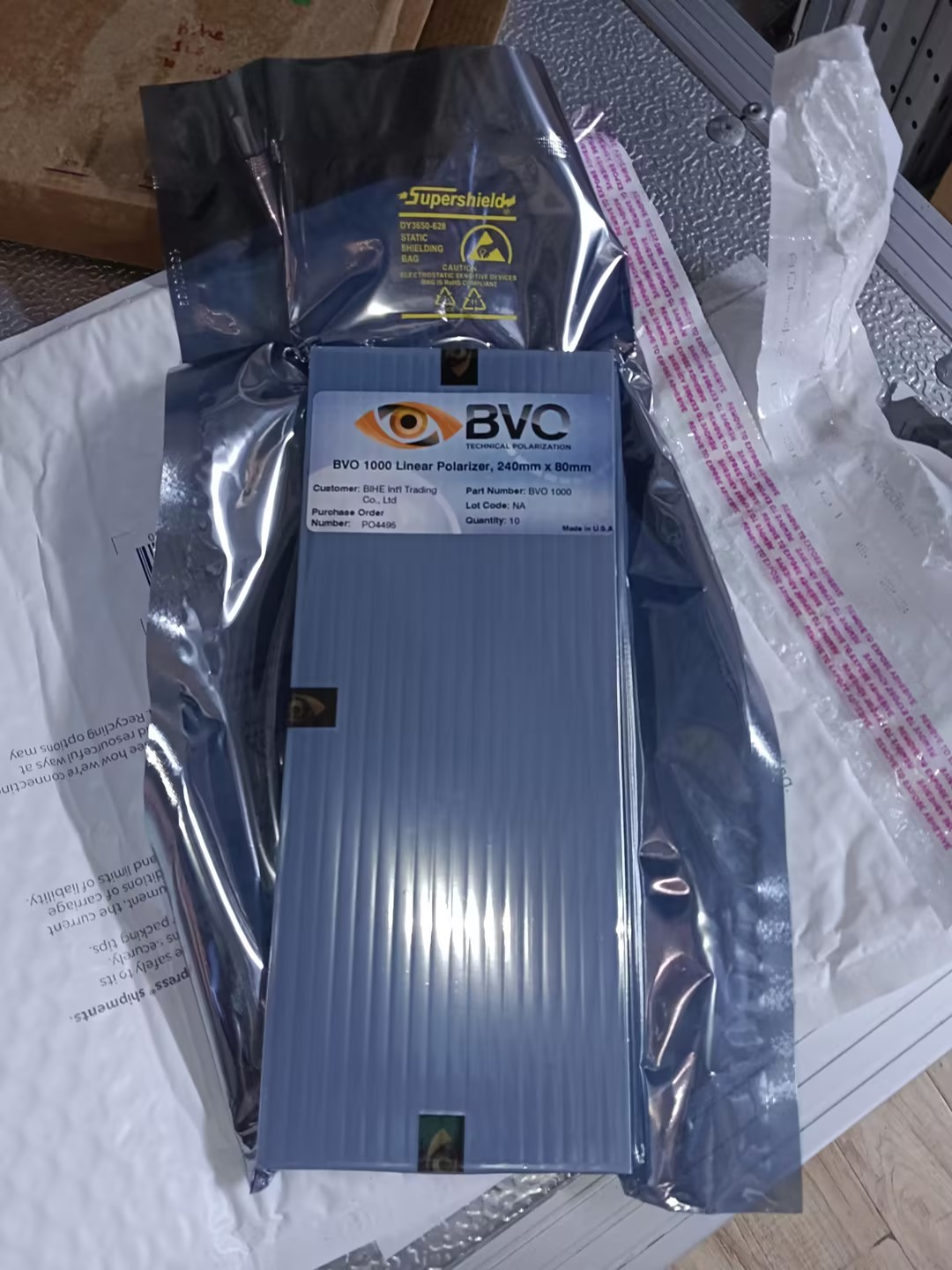美国BOLDER VISION OPTIK BVO1000线性偏振片