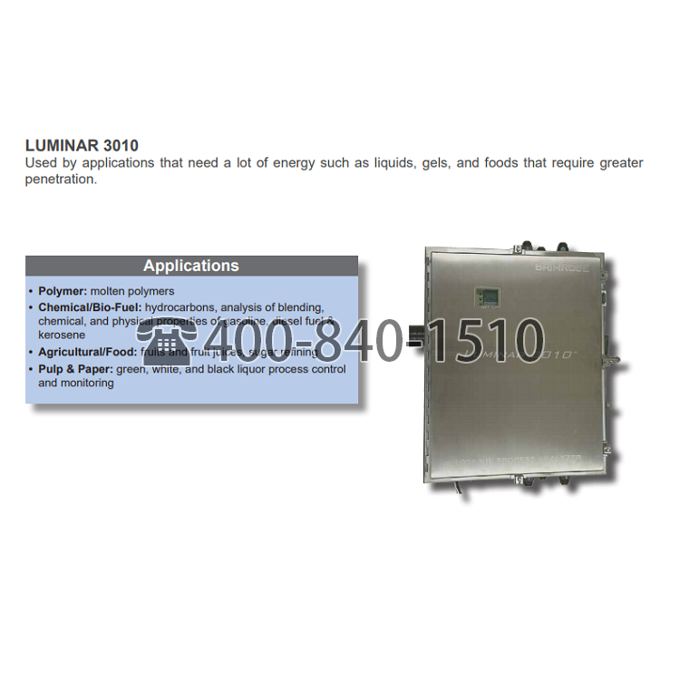 美国brimrose AOTF近红外光谱仪LUMINAR 3010