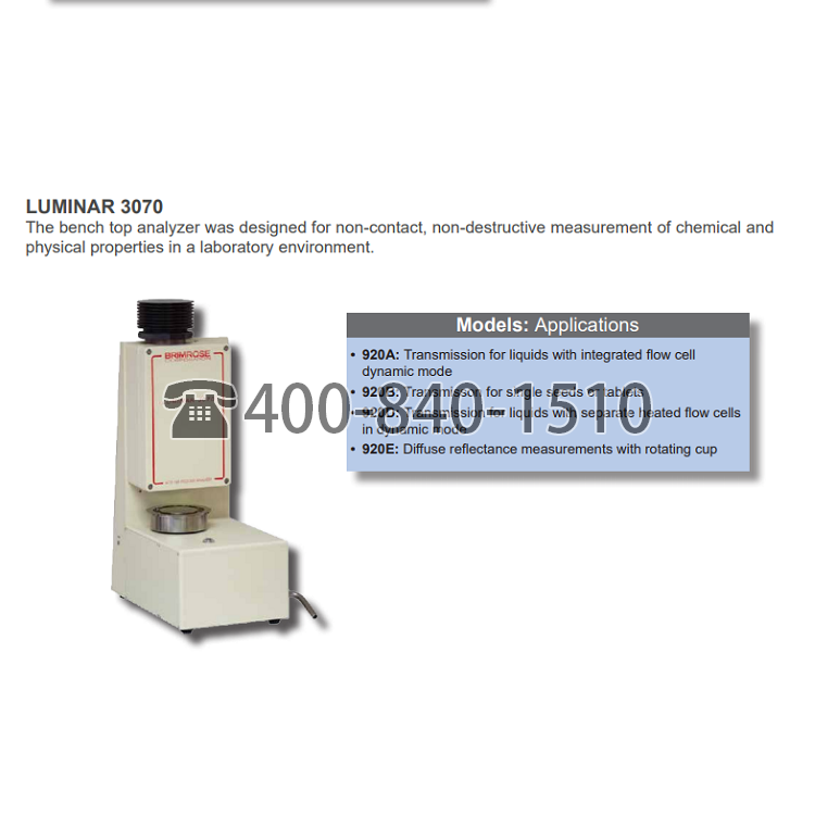 美国brimrose AOTF近红外光谱仪 LUMINAR 3070