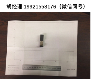 Bucksci标准UV/Vis的0.5吸光度屏幕 零件号:BS5714 UV/Vis校准标准