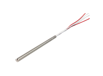 BURNS ENGINEERING 23435用于监控或控制的精密冷冻室温度传感器。直径 0.250 英寸（6.35 毫米）带特氟龙绝缘电缆，可以添加钻孔通孔的 0.25压缩接头。