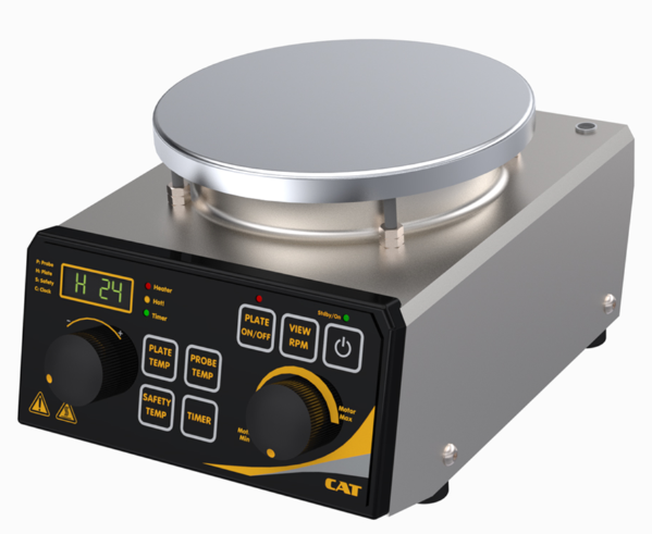 德国CAT,磁力搅拌器,M 21 系列,全能型磁力加热板搅拌器,1600 rpm | 10 升 | 350 °C