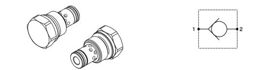 意大利CBF SRL-CHECK VALVES-VNR4008-C-插装式止回阀