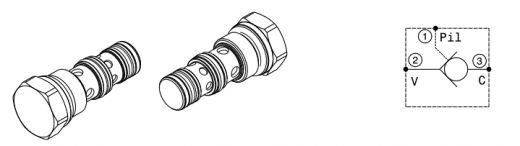 意大利CBF SRL- check valve-VBP2008-C 先导式止回阀，插装阀