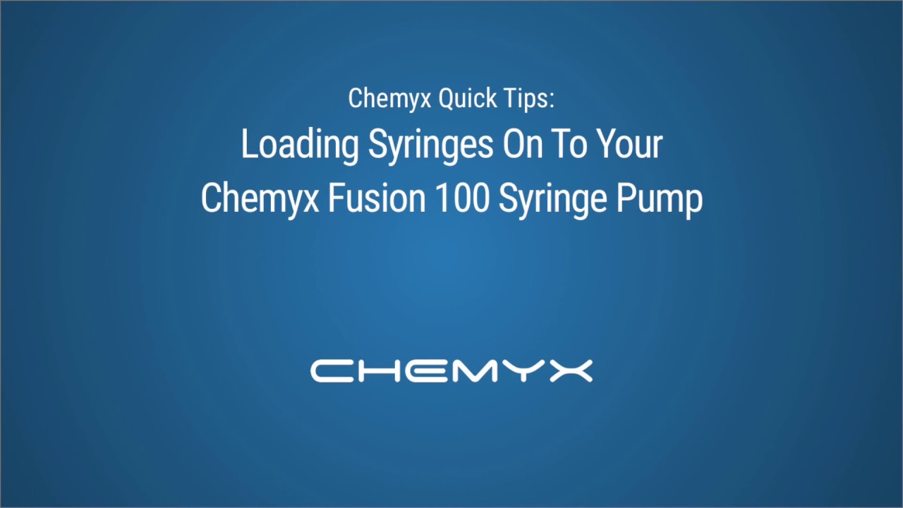美国Chemyx Fusion 系列精密微量注射泵 如何在注射器泵上加装注射器（Chemyx Fusion 100）
