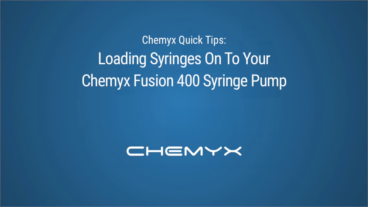 美国Chemyx Fusion 系列精密微量注射泵 如何在注射器泵上加装注射器（Chemyx Fusion 400）