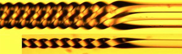 Chiral Photonics,微成形,方形毛细管轴向扭曲