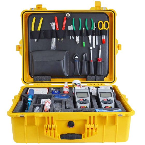 FIS Tool Kit Universal SM Test Set with E-Series Power Meter and Light Source
