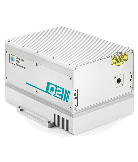 Q2 – high peak power compact Q-switched laser