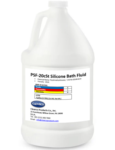 美国Clearco,硅油,低温硅浴液,低粘度线性 100% 聚二甲基硅氧烷流体,PSF-20cSt 低温硅油,CAS号:63148-62-9