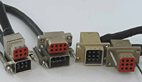 美国CONNECTRONICS RMP 系列电连接器 10458-XX，6 针直角塑料插座组件