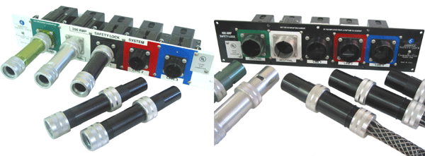 Connectronics安全锁电连接器用于600伏特单针连接器