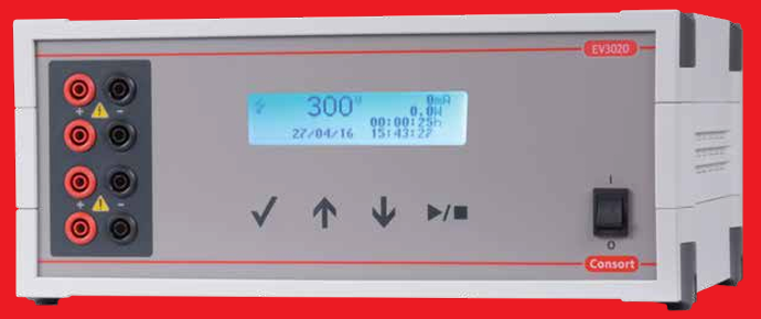 Consort电泳设备3000V和6000V坚固耐用电泳电源EV3000系列可测量低至10微安的电流