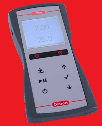 Consort便携式仪表LabArt C51系列pH、ORP、电导率、TDS、盐度和溶解氧测量